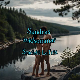 Sandras midsommar – omslag till ljudboken av Scarlett LaTrix