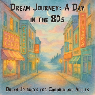 Dream Journeys for Children and Adults, Dream Journey: A Day in the 80s (Unabridged) – omslag til lydbogen af Claudia Schröder