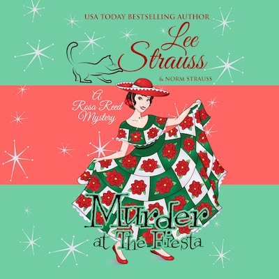 Murder at the Fiesta – omslag til lydbogen af Lee Strauss, Norm Strauss