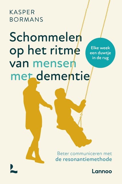 Schommelen op het ritme van mensen met dementie: Beter communiceren met de resonantiemethode – omslag van het luisterboek van Kasper Bormans