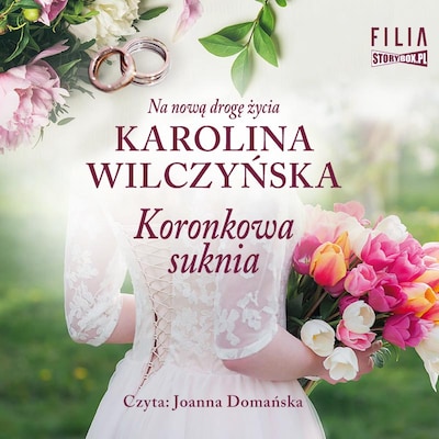 Koronkowa suknia – okładka audiobooka, autor Karolina Wilczyńska