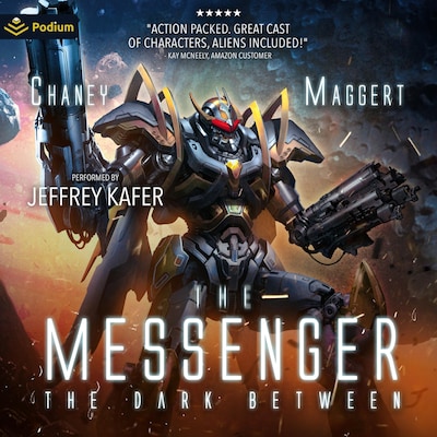 The Dark Between – omslag til lydbogen af J.N. Chaney, Terry Maggert