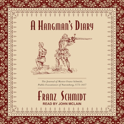 A Hangman’s Diary – omslag til lydbogen af Franz Schmidt