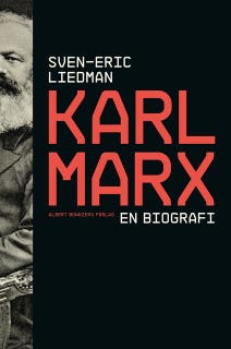 Karl Marx : en biografi – omslag till ljudboken av Sven-Eric Liedman