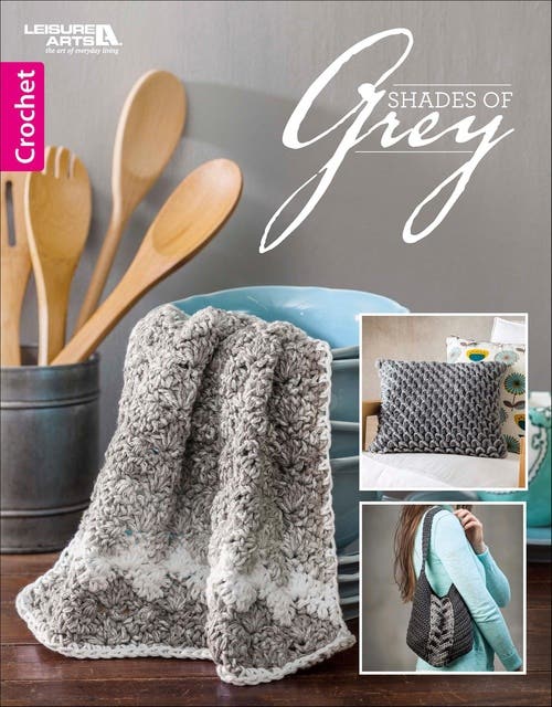 Shades of Grey Crochet – omslag til lydbogen af Leisure Arts