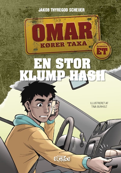 En stor klump hash – omslag til lydbogen af Jakob Thyregod Scheuer