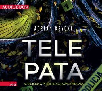 Telepata – okładka audiobooka, autor Adrian Ksycki