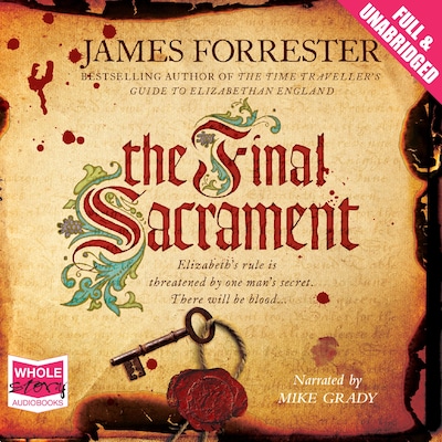 The Final Sacrament – omslag til lydbogen af James Forrester