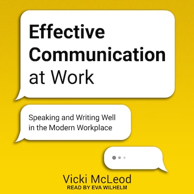 Effective Communication at Work – omslag til lydbogen af Vicki McLeod