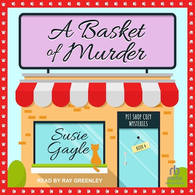 A Basket of Murder – omslag til lydbogen af Susie Gayle