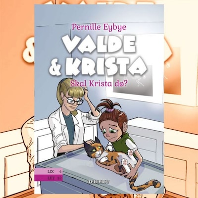 Valde & Krista #6: Skal krista dø – omslag til lydbogen af Pernille Eybye