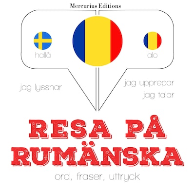 Resa på rumänska – omslag till ljudboken av JM Gardner