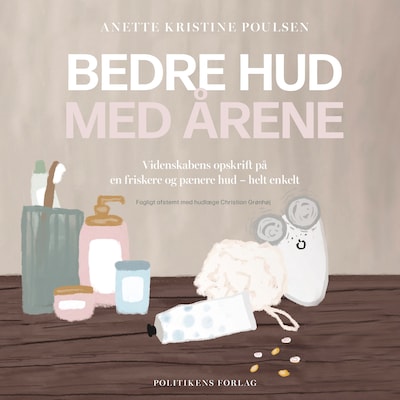 Bedre hud med årene – omslag til lydbogen af Anette Kristine Poulsen