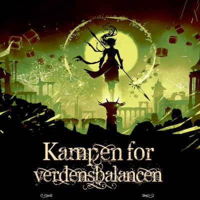 Kampen for verdensbalancen – omslag til lydbogen af Mette Østergaard Filsø