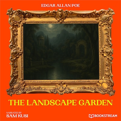 The Landscape Garden – omslag til lydbogen af Edgar Allan Poe