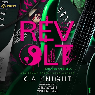 Revolt – omslag til lydbogen af K.A. Knight