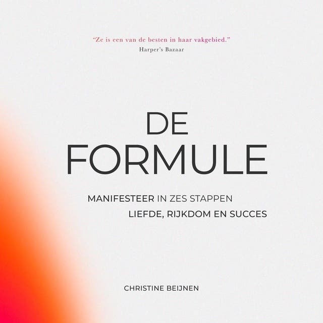 De formule – omslag van het luisterboek van Christine Beijnen