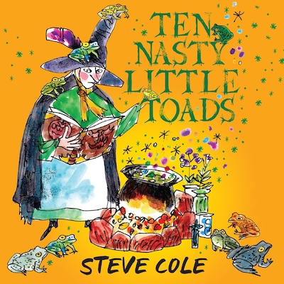 Ten Nasty Little Toads – omslag til lydbogen af Steve Cole