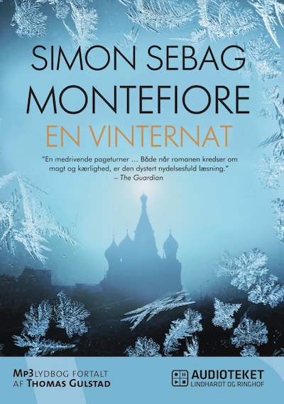 En vinternat – omslag til lydbogen af Simon Sebag Montefiore