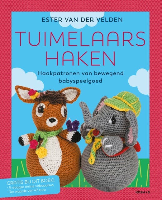 Tuimelaars haken: Haakpatronen van bewegend babyspeelgoed – omslag van het luisterboek van Ester van der Velden