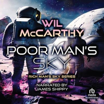 Poor Man's Sky – omslag til lydbogen af Wil Mccarthy