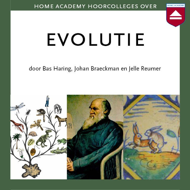 Evolutie – omslag van het luisterboek van Bas Haring