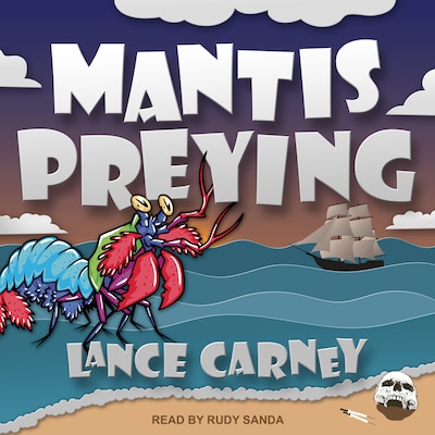 Mantis Preying – omslag til lydbogen af Lance Carney