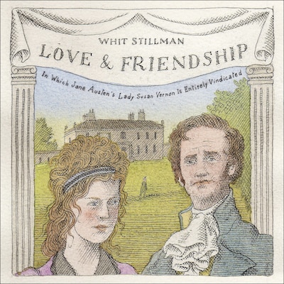 Love & Friendship – omslag till ljudboken av Whit Stillman