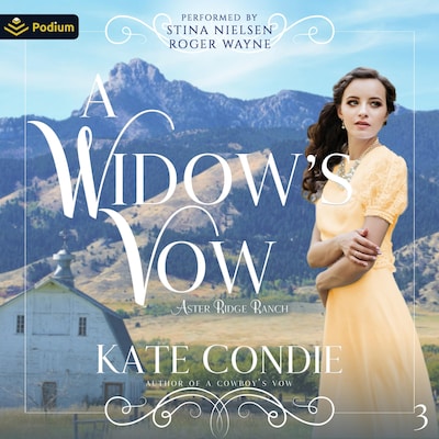A Widow's Vow – omslag til lydbogen af Kate Condie