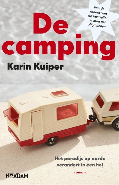 De camping – omslag van het luisterboek van Karin Kuiper