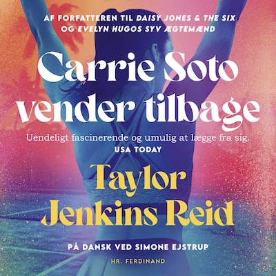 Carrie Soto vender tilbage – omslag til lydbogen af Taylor Jenkins Reid