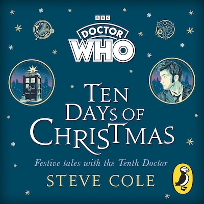 Doctor Who: Ten Days of Christmas – omslag til lydbogen af Steve Cole, Doctor Who