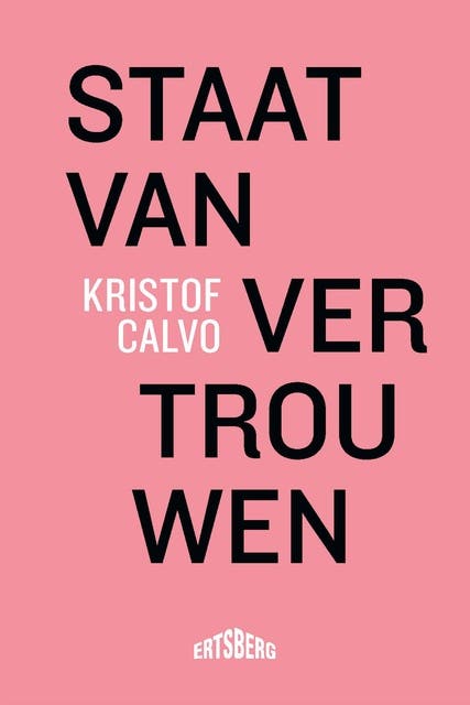 Staat van vertrouwen – omslag van het luisterboek van Kristof Calvo
