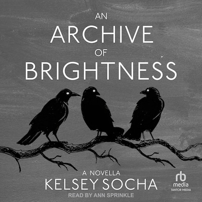 An Archive of Brightness – omslag til lydbogen af Kelsey Socha