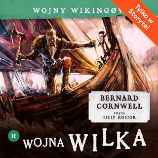 Wojna Wilka – okładka audiobooka, autor Bernard Cornwell