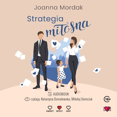 Strategia miłosna – okładka audiobooka, autor Joanna Mordak