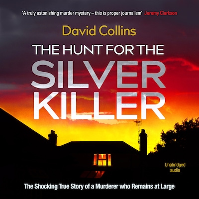 The Hunt for the Silver Killer – omslag til lydbogen af David Collins