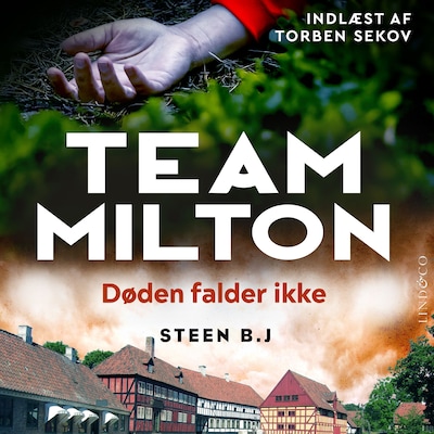 Døden falder ikke – omslag til lydbogen af Steen B. J.