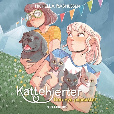 Kattehjerter #2: Den nye papsøster – omslag til lydbogen af Michella Rasmussen