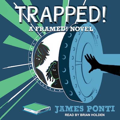 Trapped! – omslag til lydbogen af James Ponti