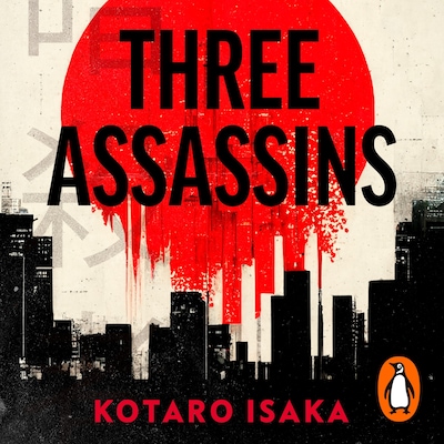 Three Assassins – omslag til lydbogen af Kotaro Isaka