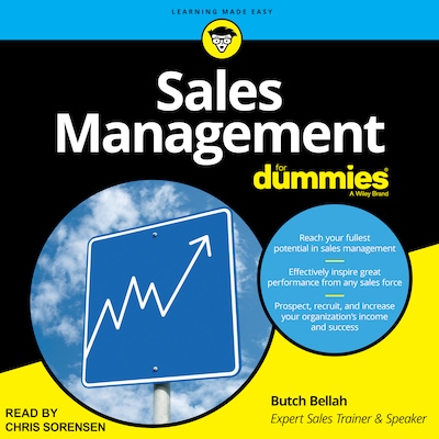 Sales Management For Dummies – omslag til lydbogen af Butch Bellah