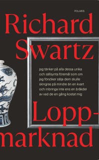 Loppmarknad – omslag till ljudboken av Richard Swartz