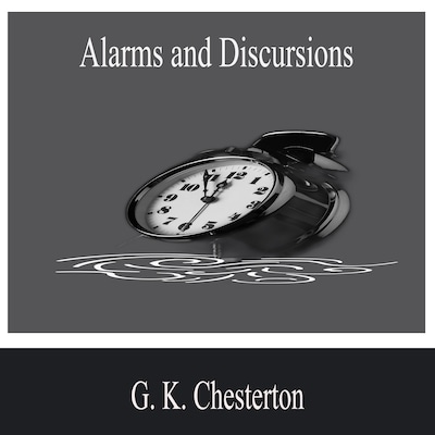 Alarms and Discursion – omslag til lydbogen af G. K. Chesterton