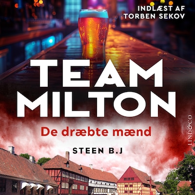 De dræbte mænd – omslag til lydbogen af Steen B. J.
