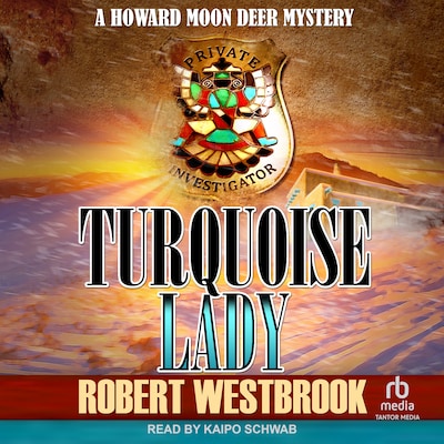 Turquoise Lady – omslag til lydbogen af Robert Westbrook