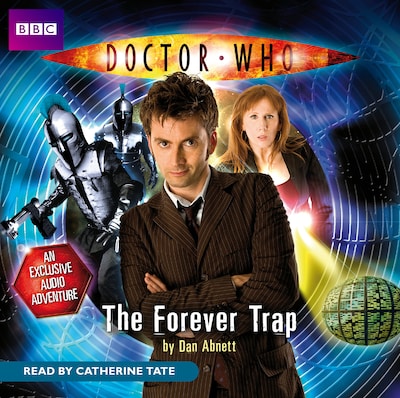 Doctor Who: The Forever Trap – omslag til lydbogen af Dan Abnett
