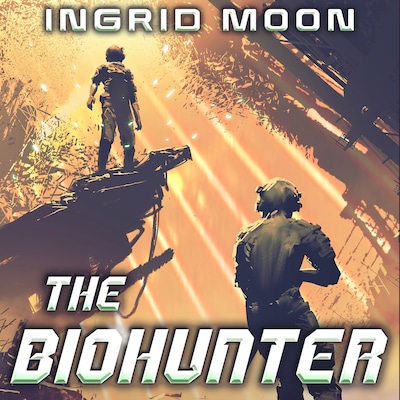 The Biohunter – omslag til lydbogen af Ingrid Moon