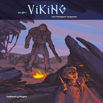 De går i viking – omslag til lydbogen af Lars Holmgaard Jørgensen