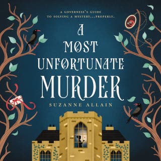 A Most Unfortunate Murder: A Regency Mystery Romp – omslag till ljudboken av Suzanne Allain